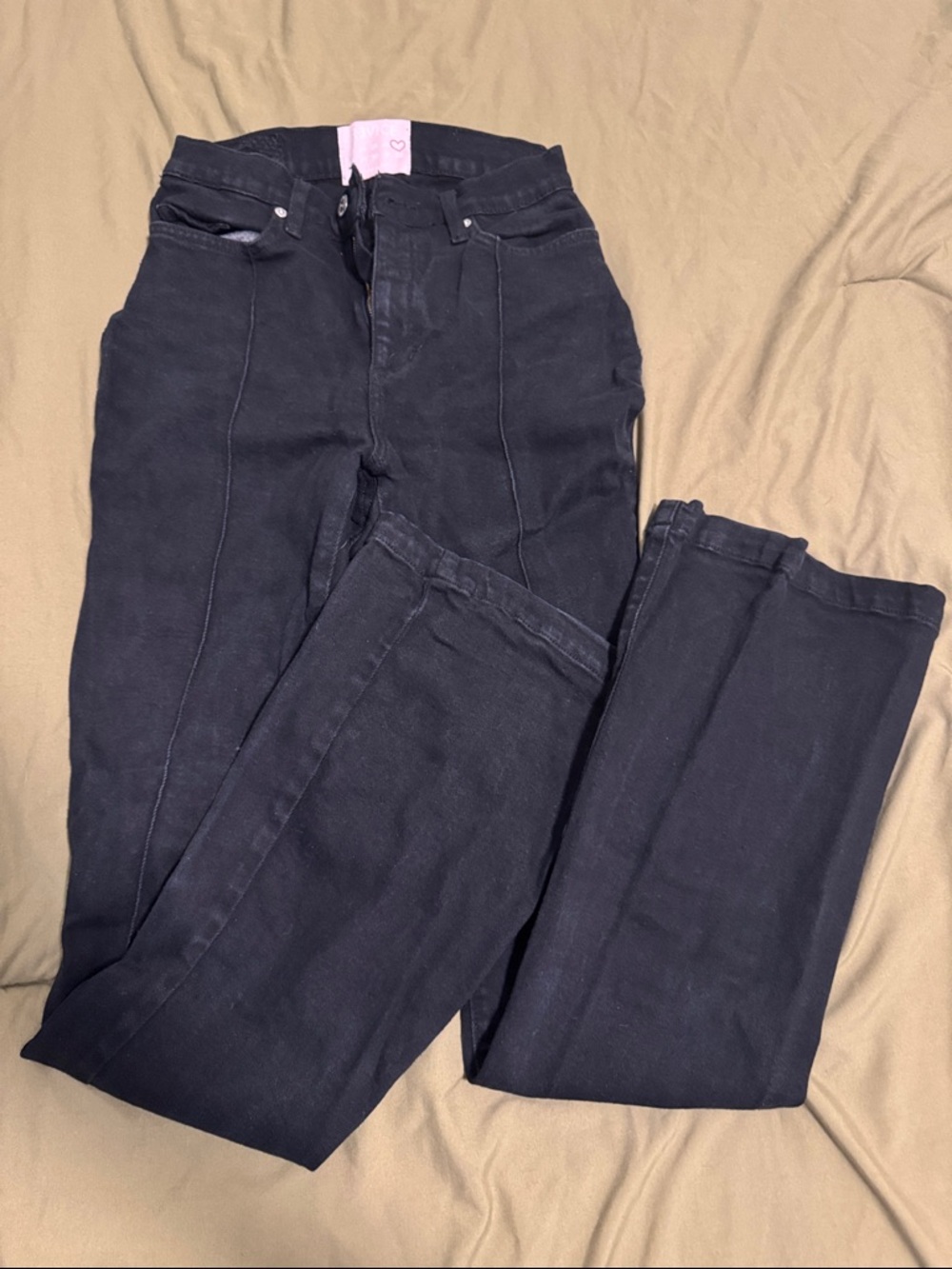 REVICE Black High-Rise Jeans
